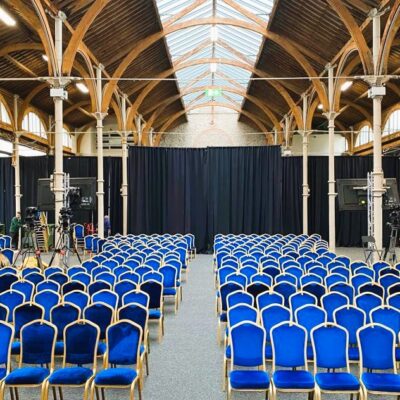 Blue Padded Chairs