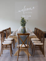 Cross-Back Chair with Oak Rectangular Table