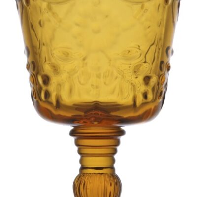 Amber Wine Glass