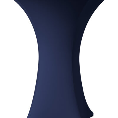 Navy Spandex cover for hight bar table